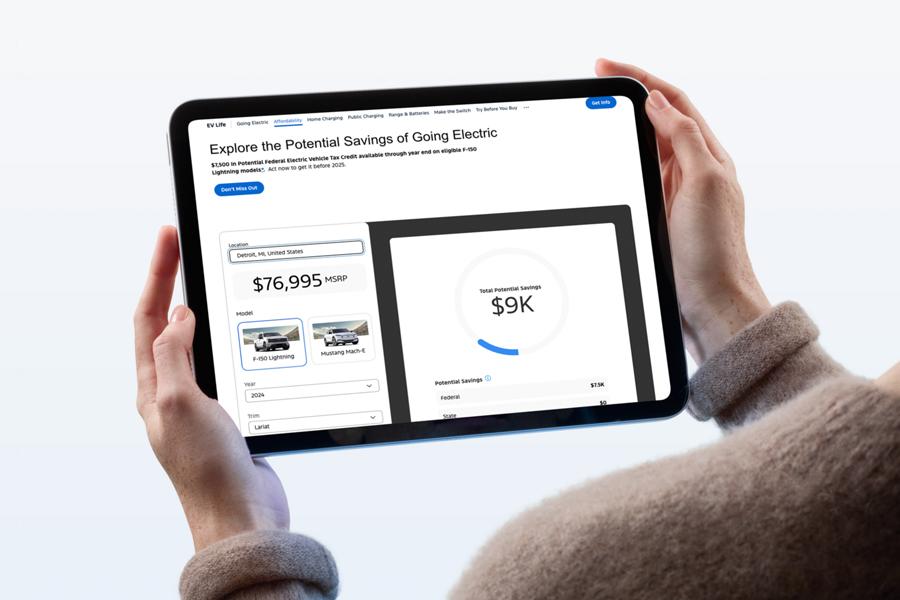 A tablet showing the gas to kilowatt tool