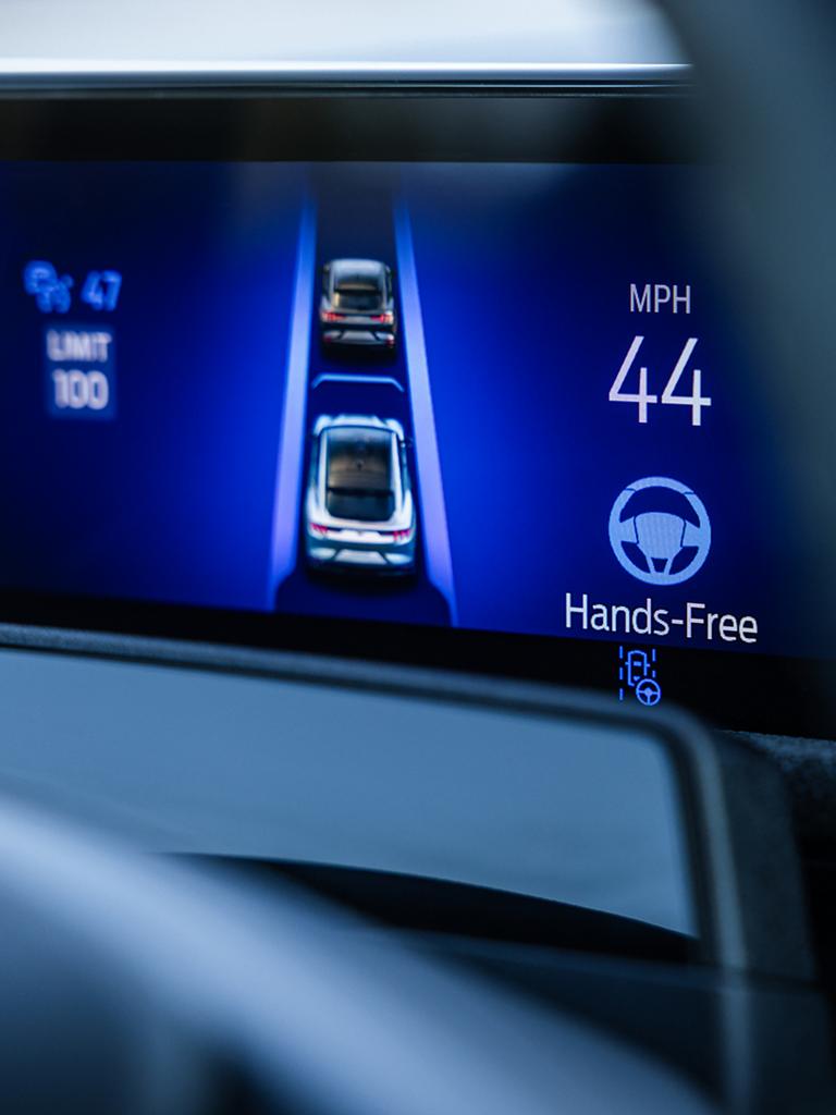 Cluster display in the 2026 Ford Mustang Mach-E® SUV