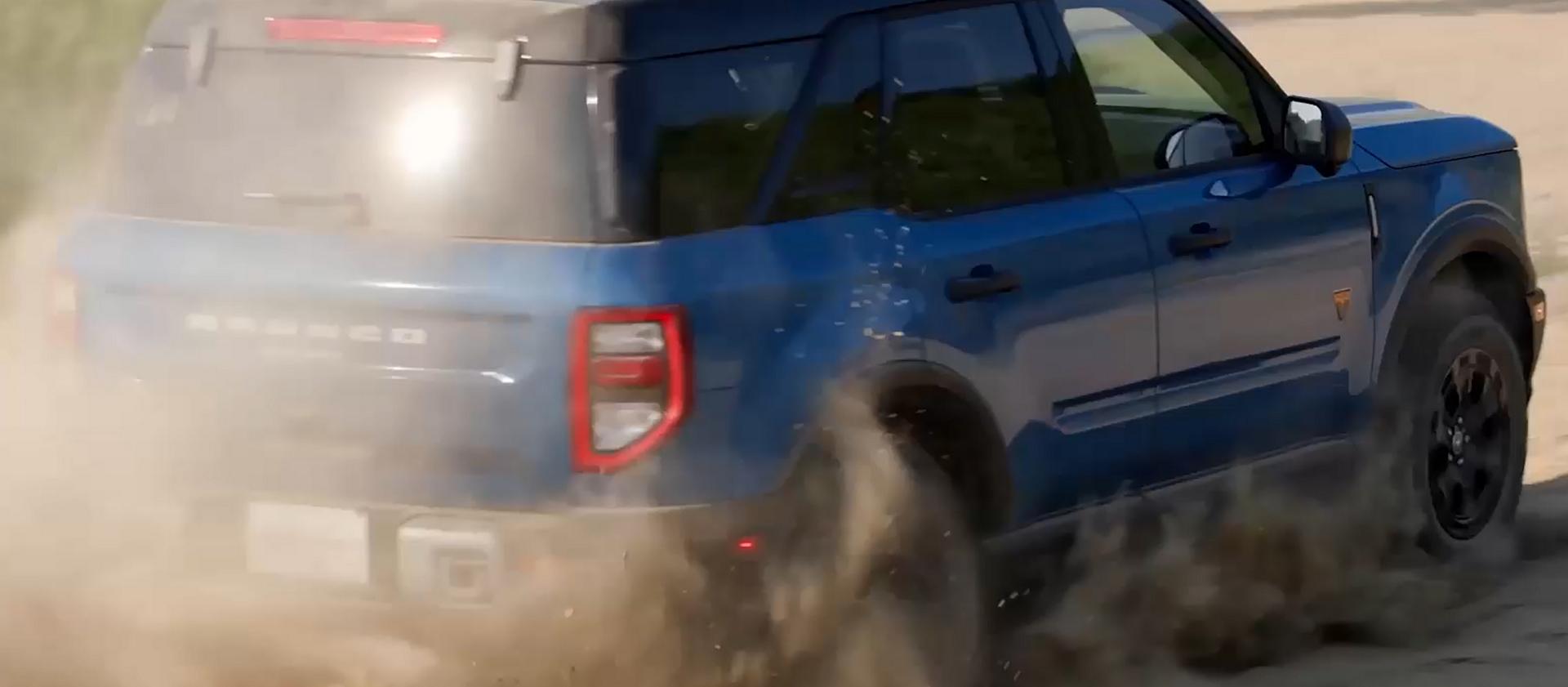 2026 Ford Bronco Sport® being driven on a dirt road