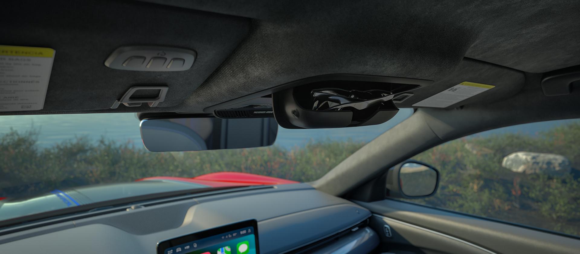 Sunglasses console in the 2026 Ford Mustang Mach-E® SUV