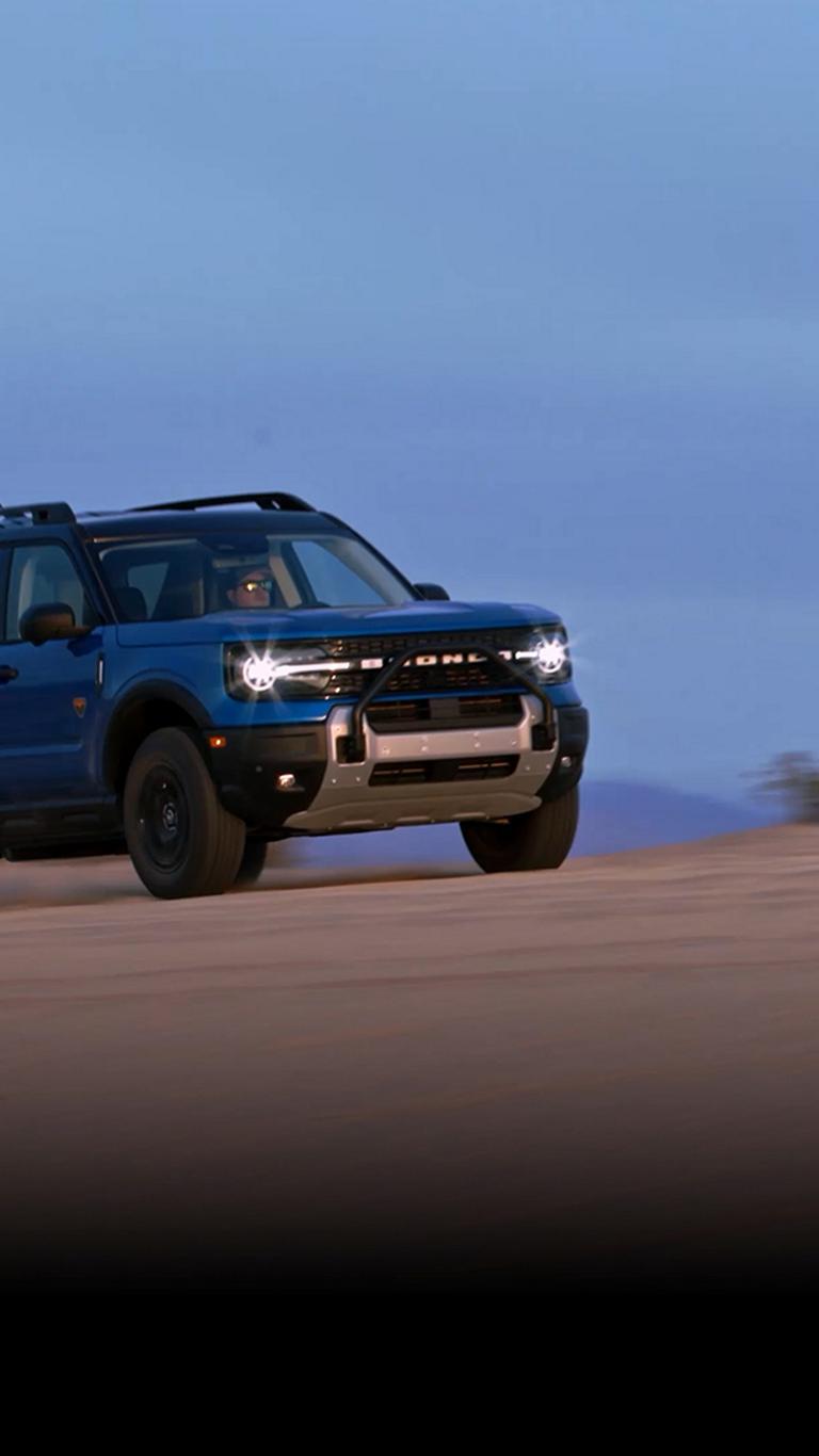 2026 Ford Bronco Sport® SUV driving on a desert flat