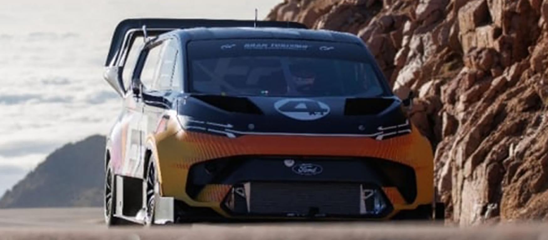 A Ford SuperVan driving