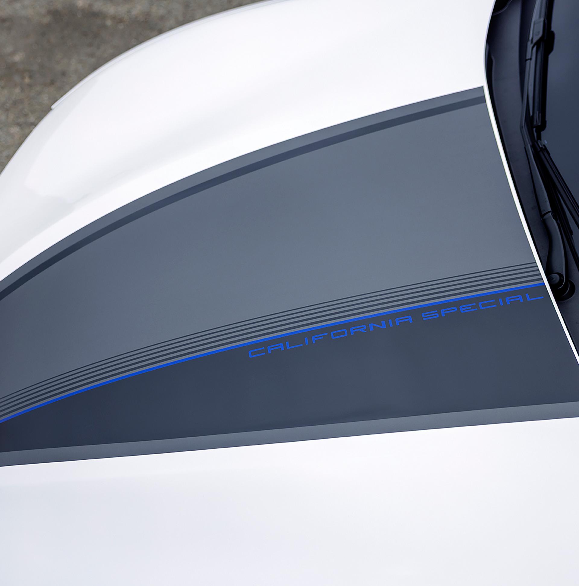California Special Package hood stripes on the 2026 Ford Mustang Mach-E® SUV