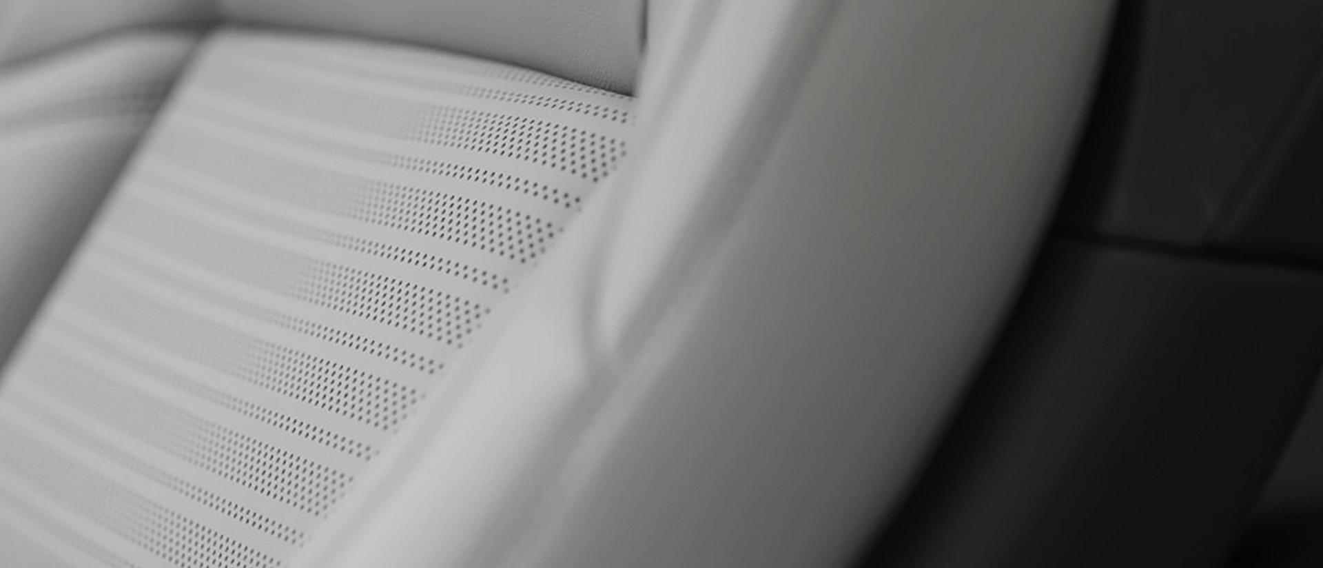The perforation pattern of a seat inside a 2026 Lincoln Nautilus® SUV