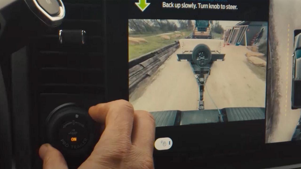 Asistencia para visualización de remolque en la F-150