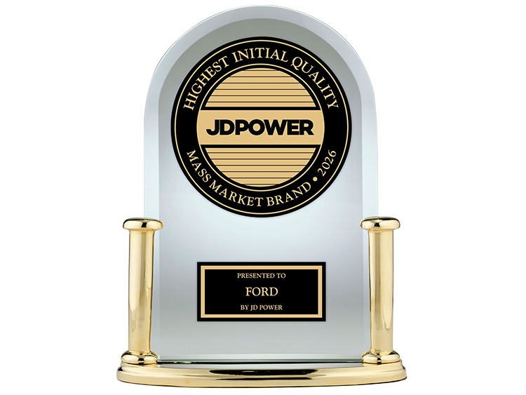 The Highest Initial Quality among mainstream brands JD Power award