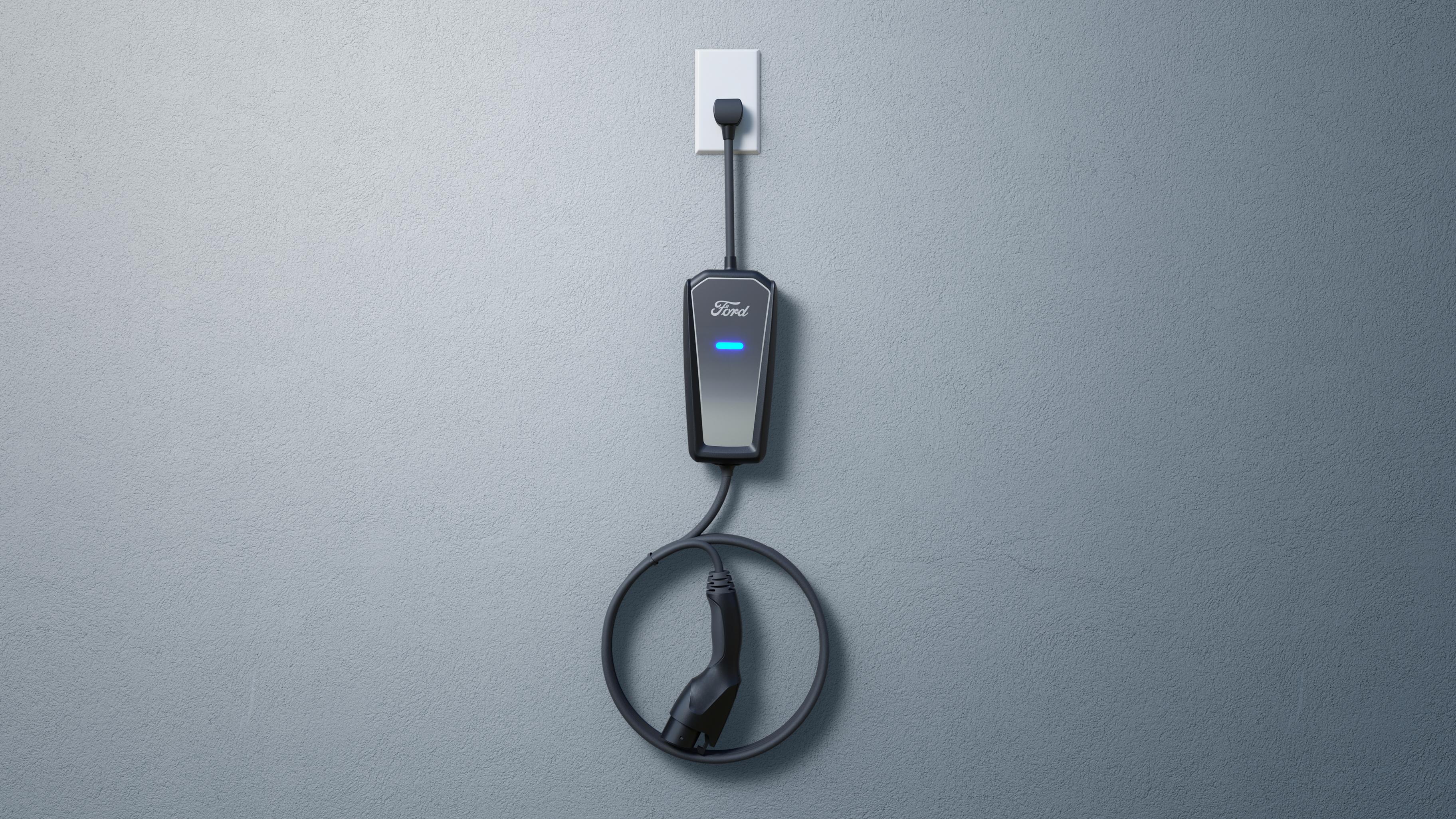 A Ford Mobile Power Cord on a grey background