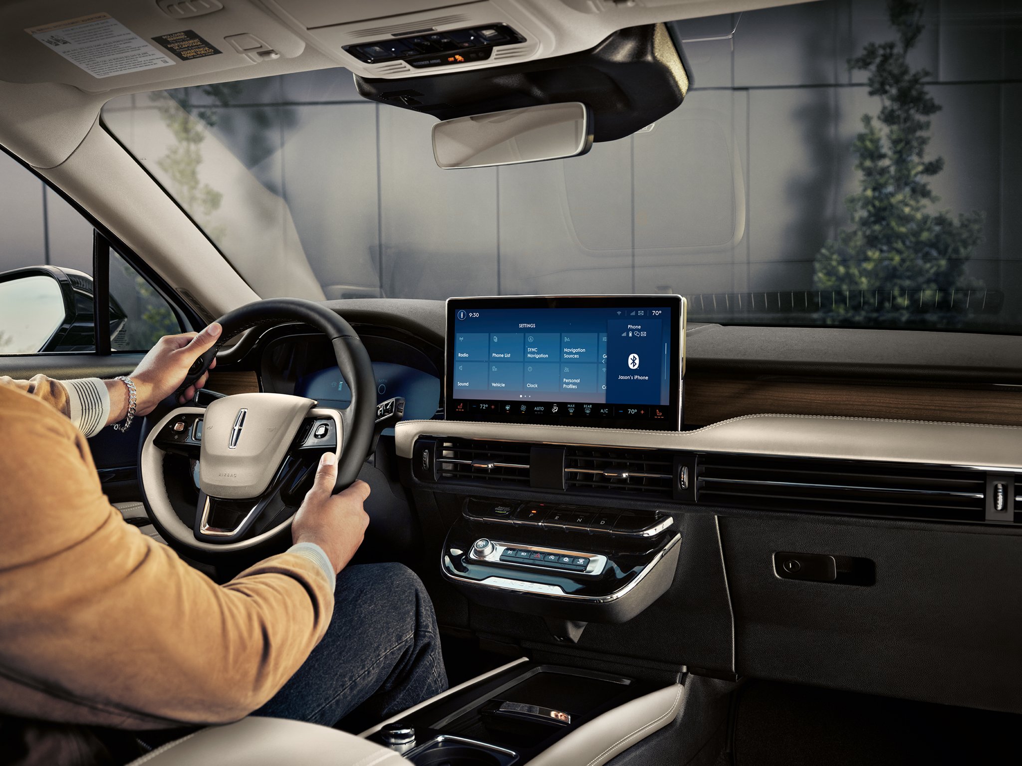 The Alexa Built-in tile is shown in the center touchscreen of a 2026 Lincoln Corsair® SUV