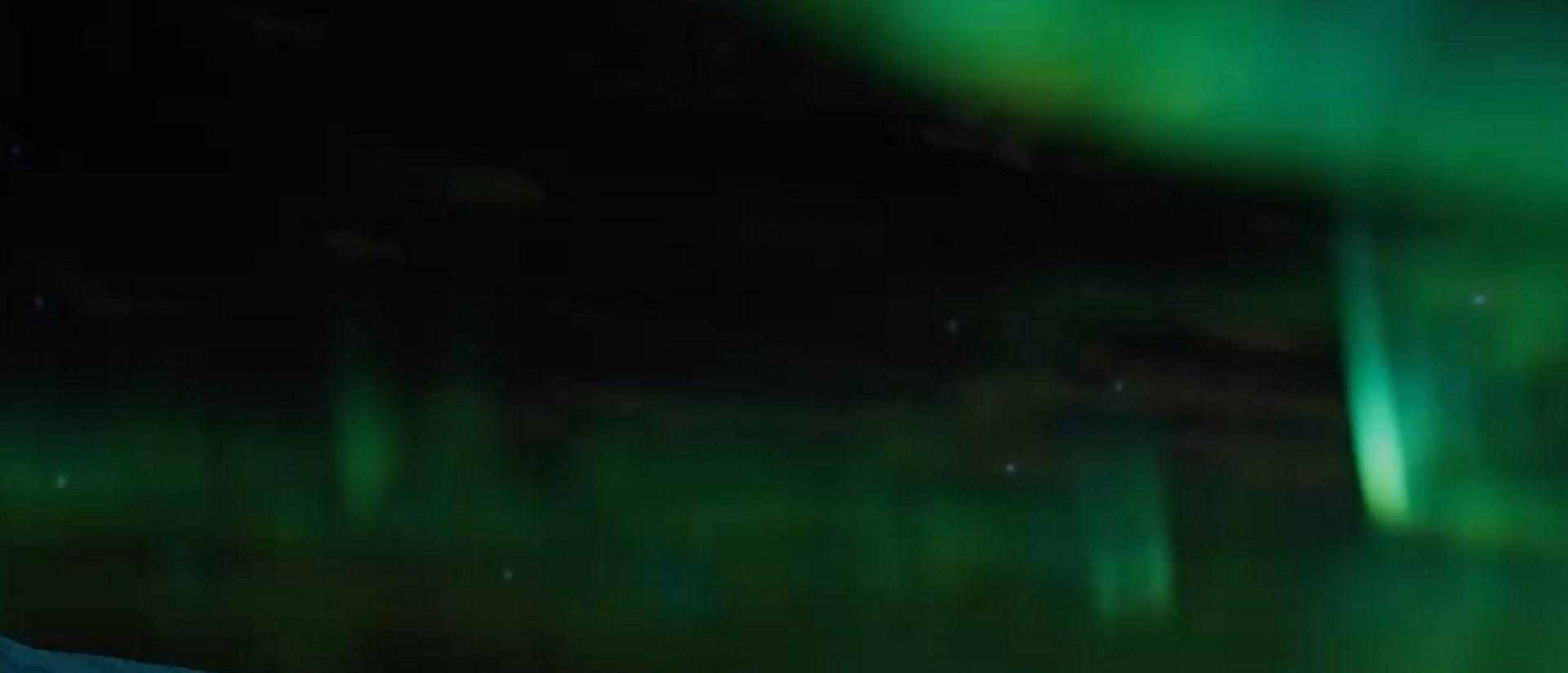 An aurora image taken from the Lincoln Rejuvenate experience