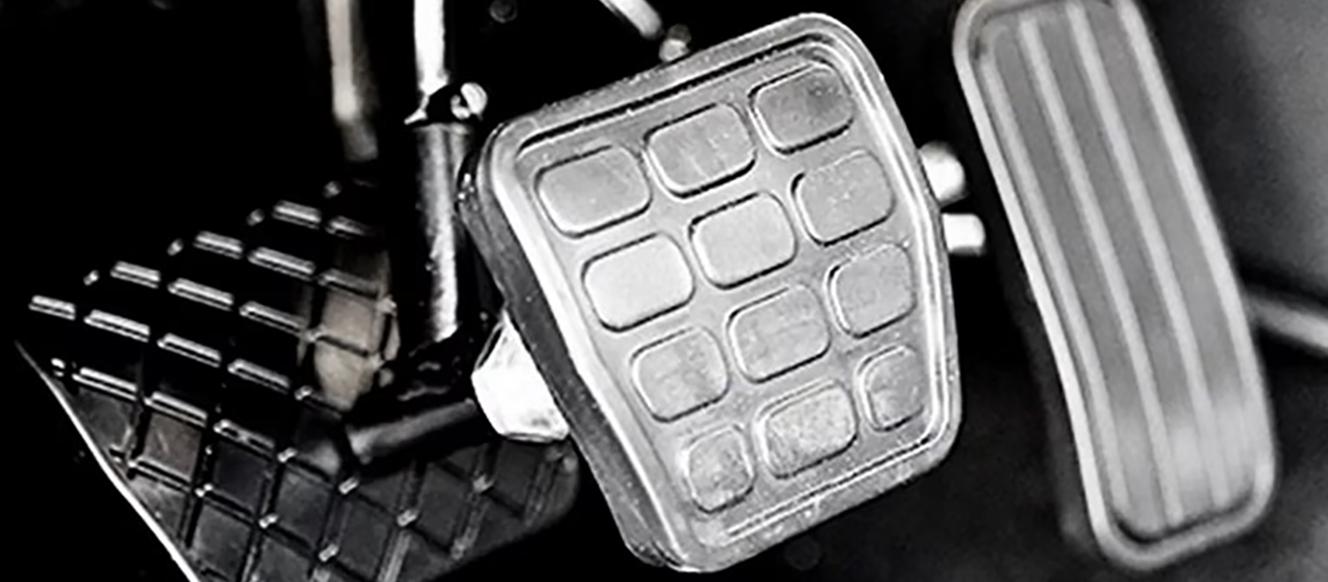 Parking brake in an accessible Ford van