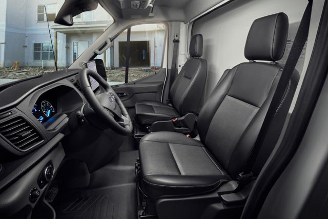 A 2025 Ford Transit® interior in Dark Palazzo Gray