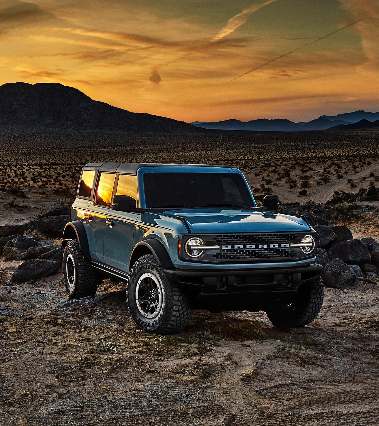 A Ford Explorer® ST SUV being driven on a coastal road