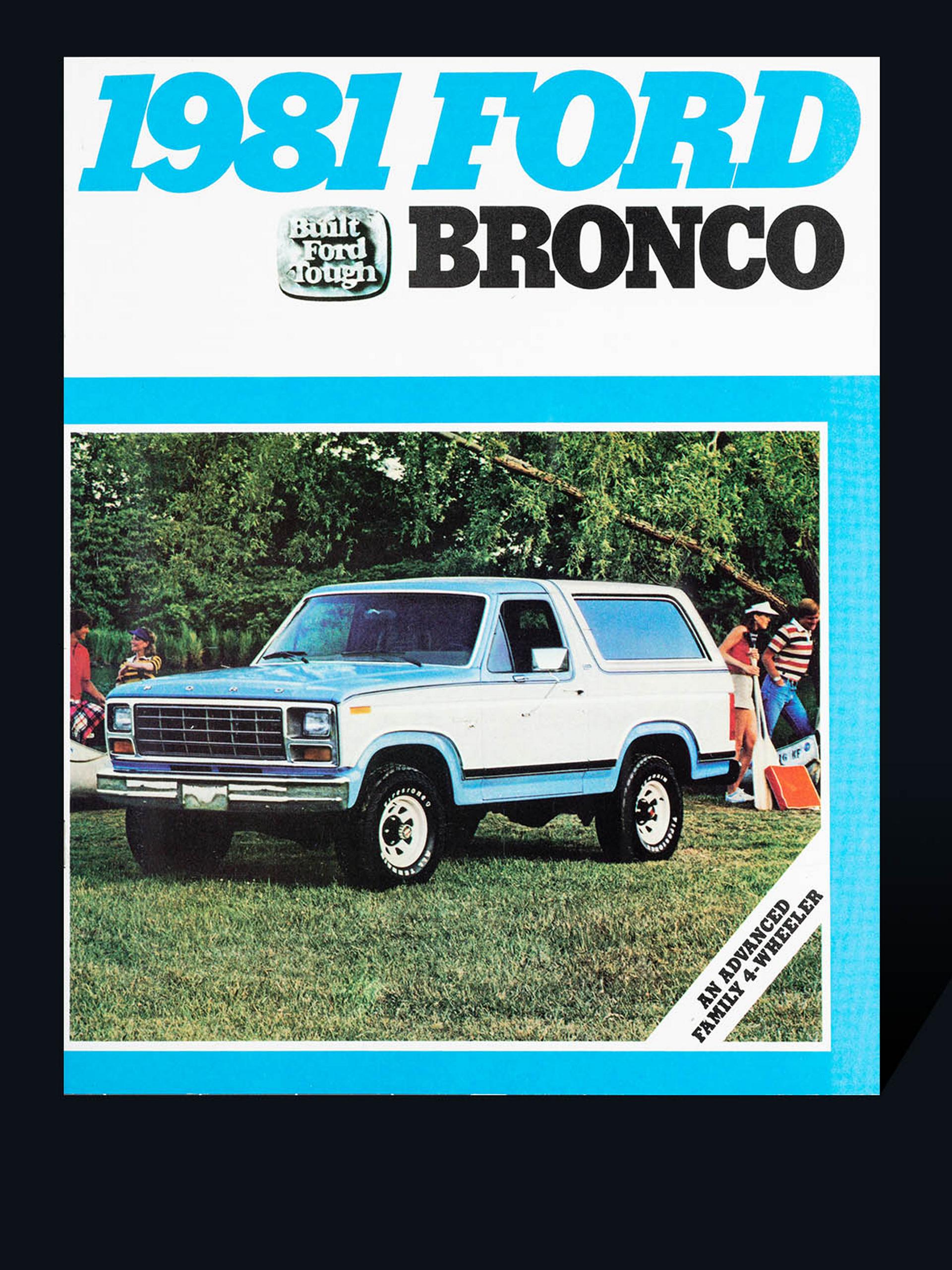 1981 Ford Bronco® vehicle brochure