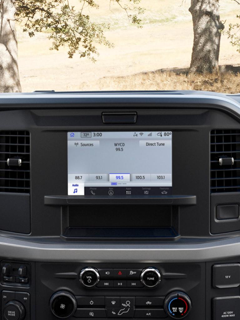 Eight-inch center display with SYNC® 4