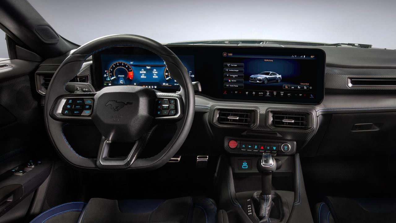 Interior de Ford Mustang