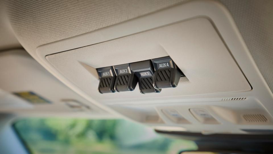 Aux switches shown inside a 2026 Ford Bronco® Sport