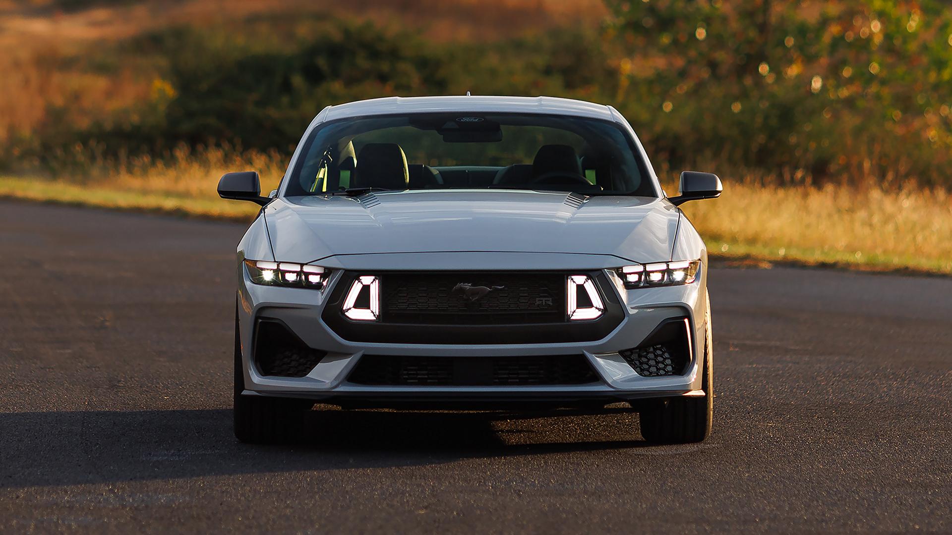Parked 2026 Ford Mustang® EcoBoost® fastback with available Mustang® RTR® Appearance Package
