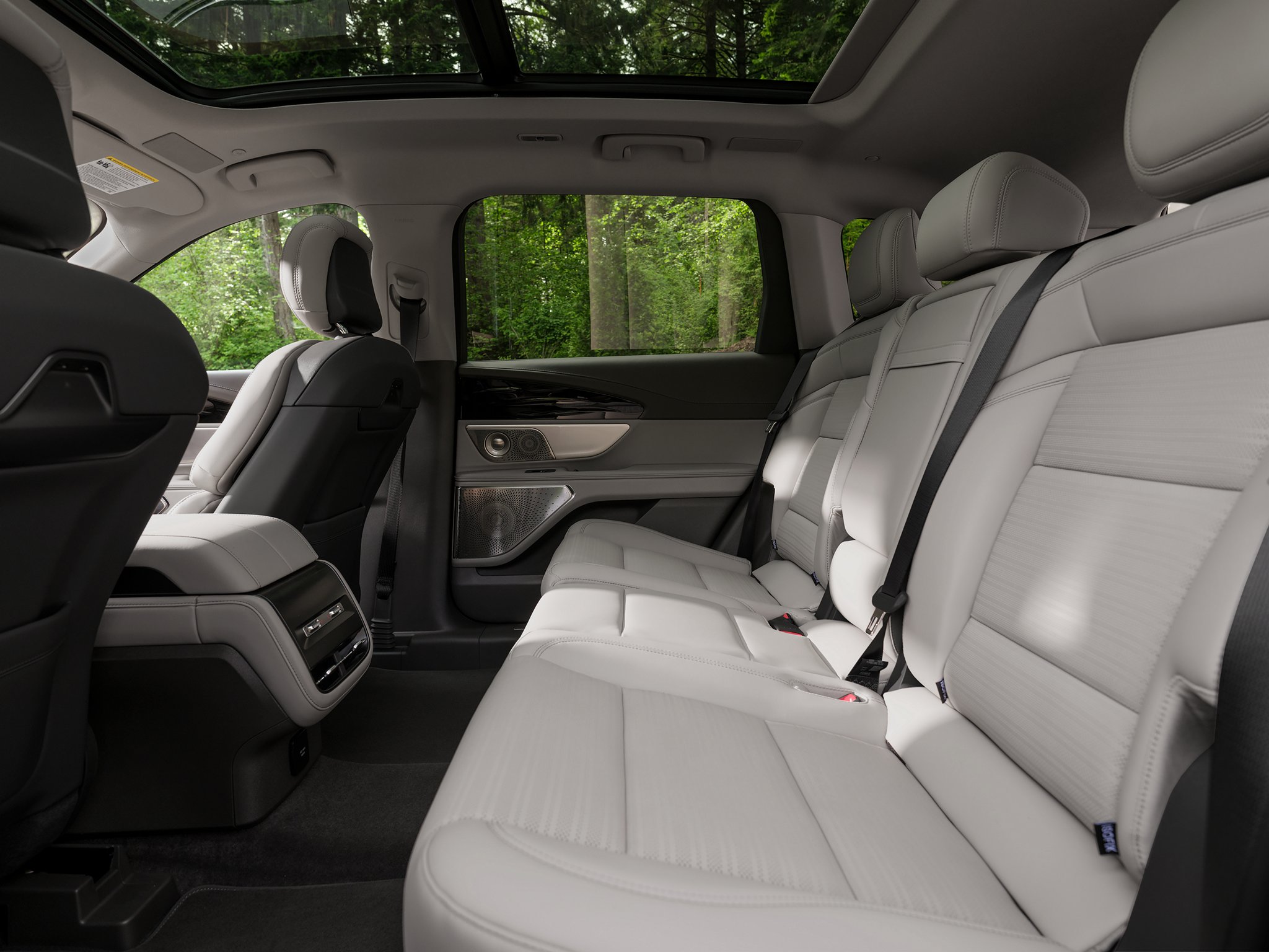 The spacious second row of a 2026 Lincoln Nautilus