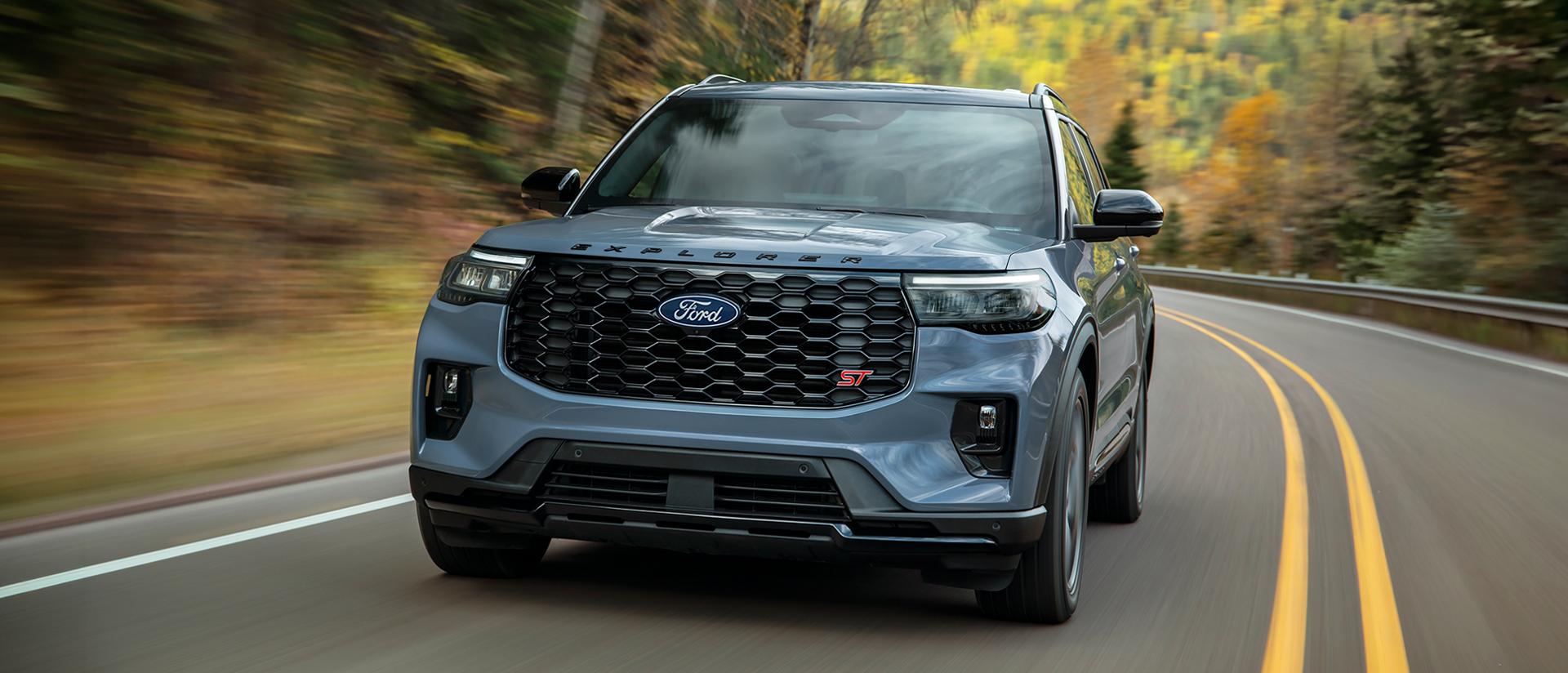 2027 Ford Explorer ST in Vapor Blue Metallic