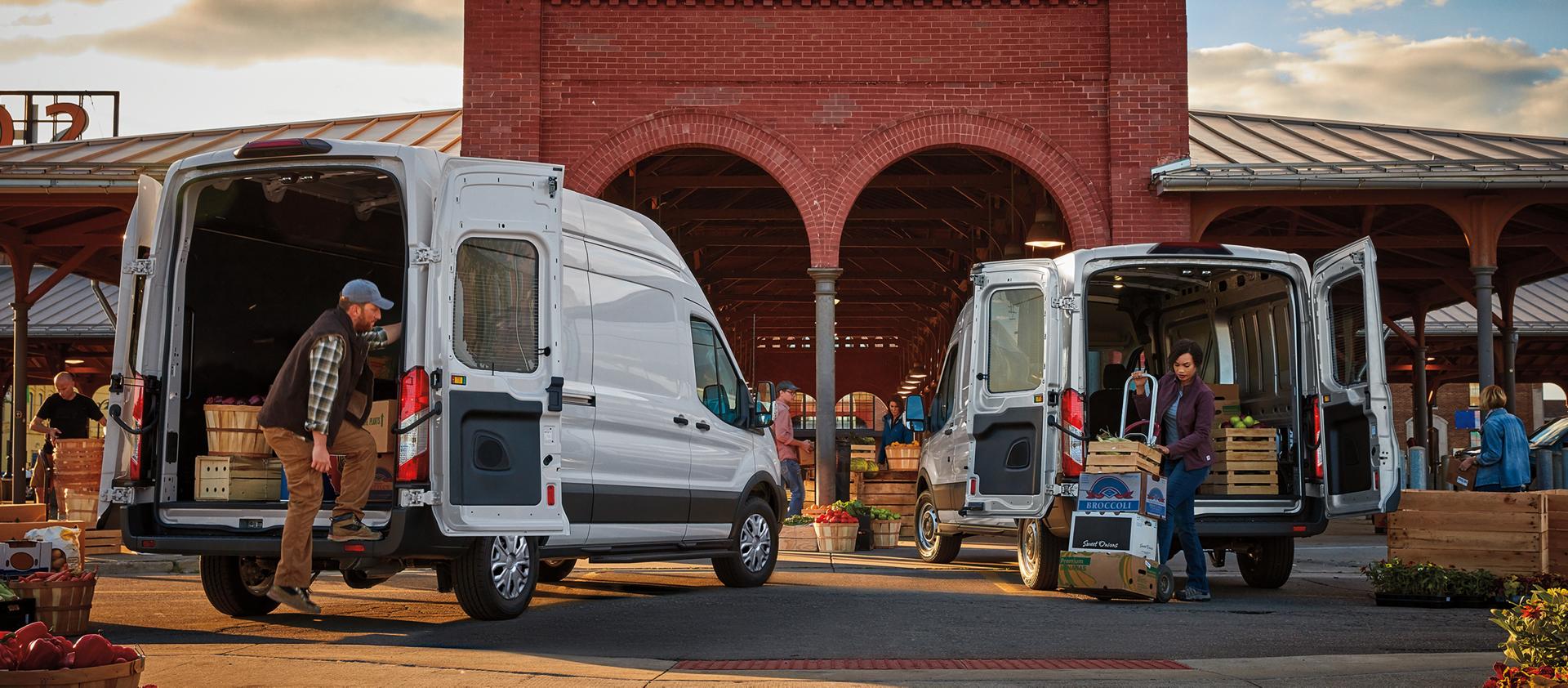 2027 ford e-transit rear exterior view