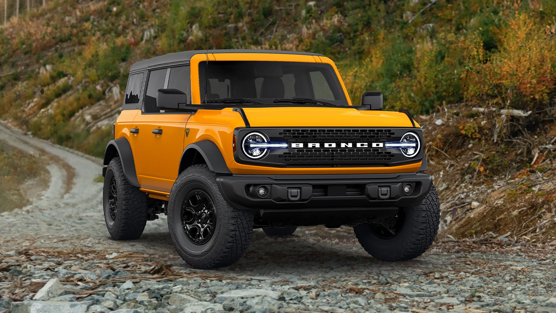 A 2026 Ford Bronco® SUV with the available Wildtrak package