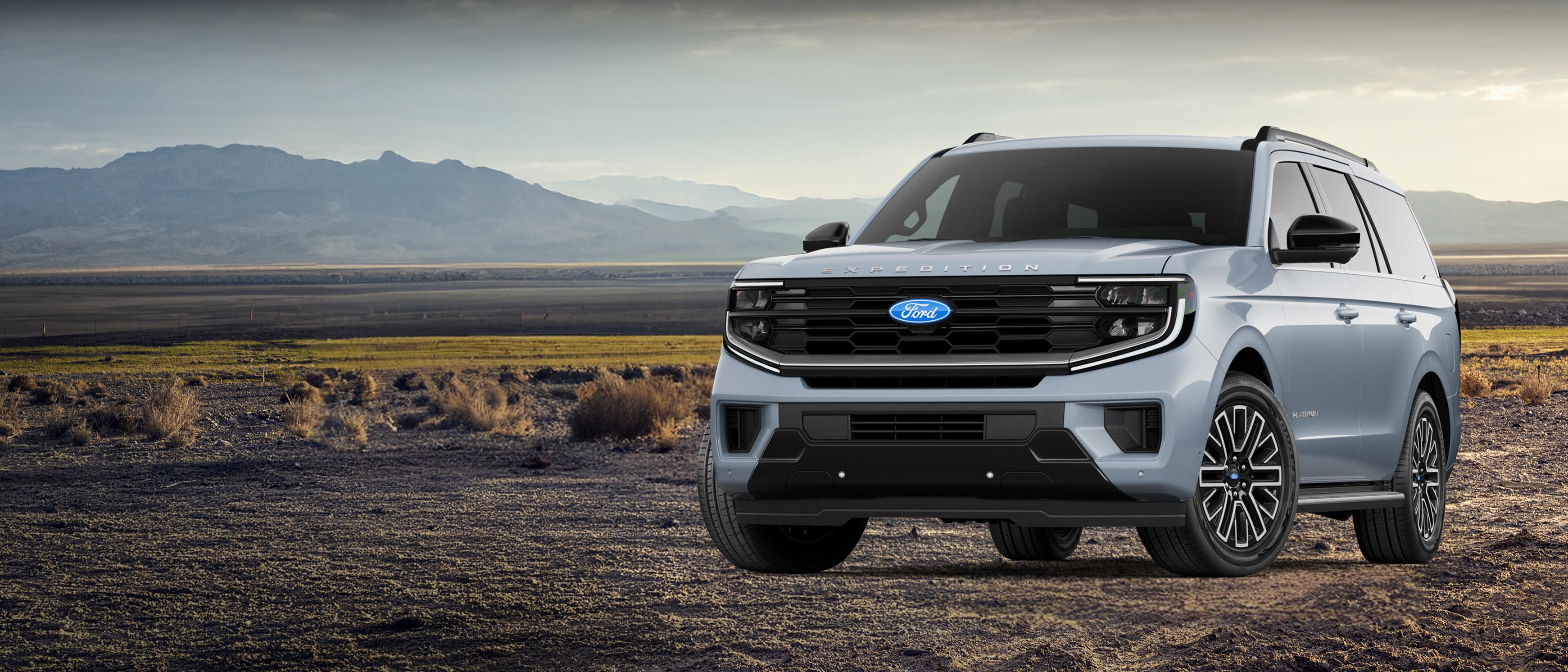 2027 Ford Expedition® Platinum® SUV shown parked outdoors
