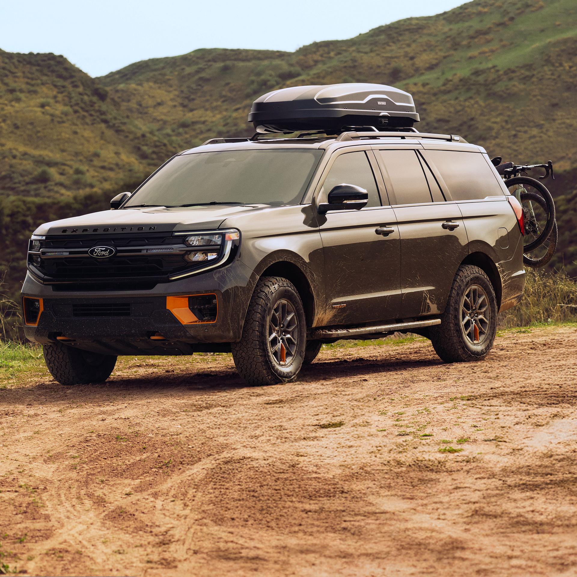 2025 Ford Expedition® Tremor® parked on a dirt road