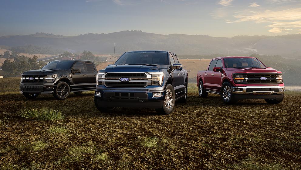 New Ford F-150 lineup at Bowen Scarff Ford
