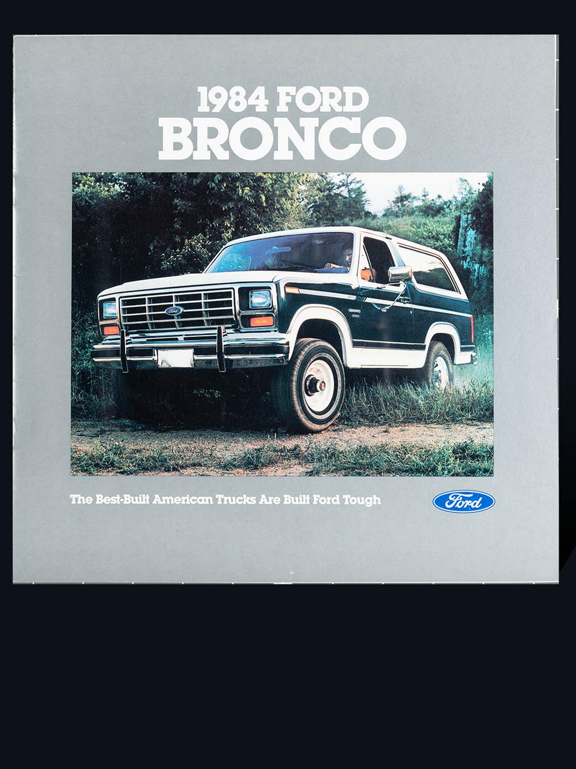1984 Ford Bronco® vehicle brochure
