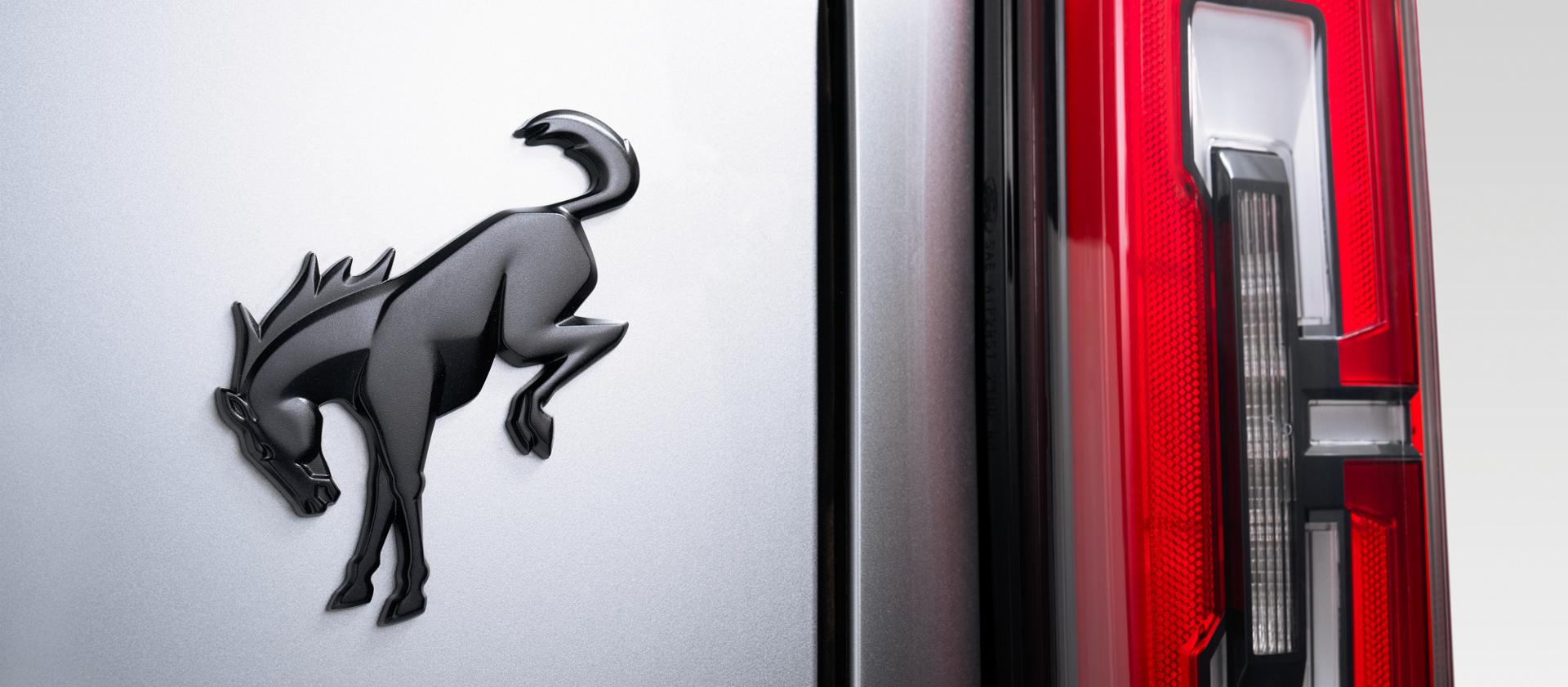 Matte Black Bronco Badge