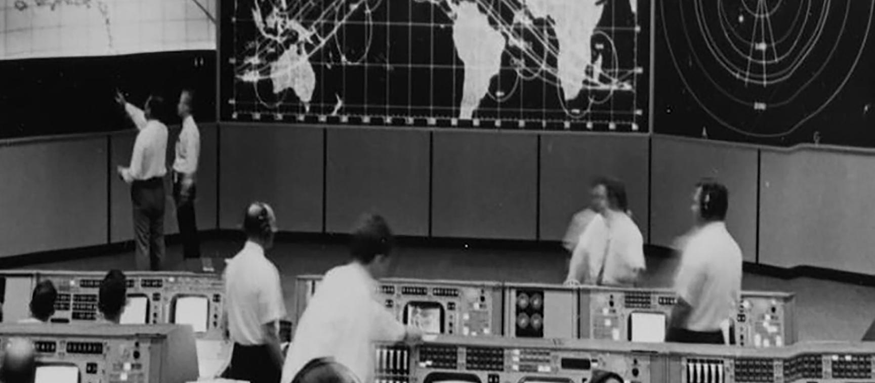 People in mission control