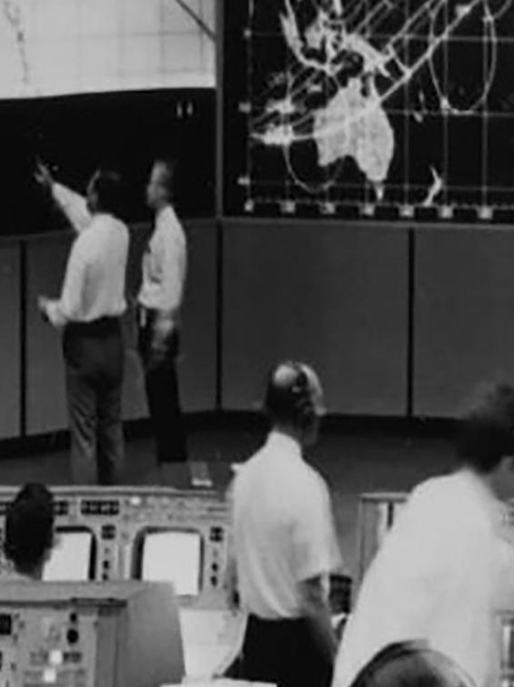 People in mission control
