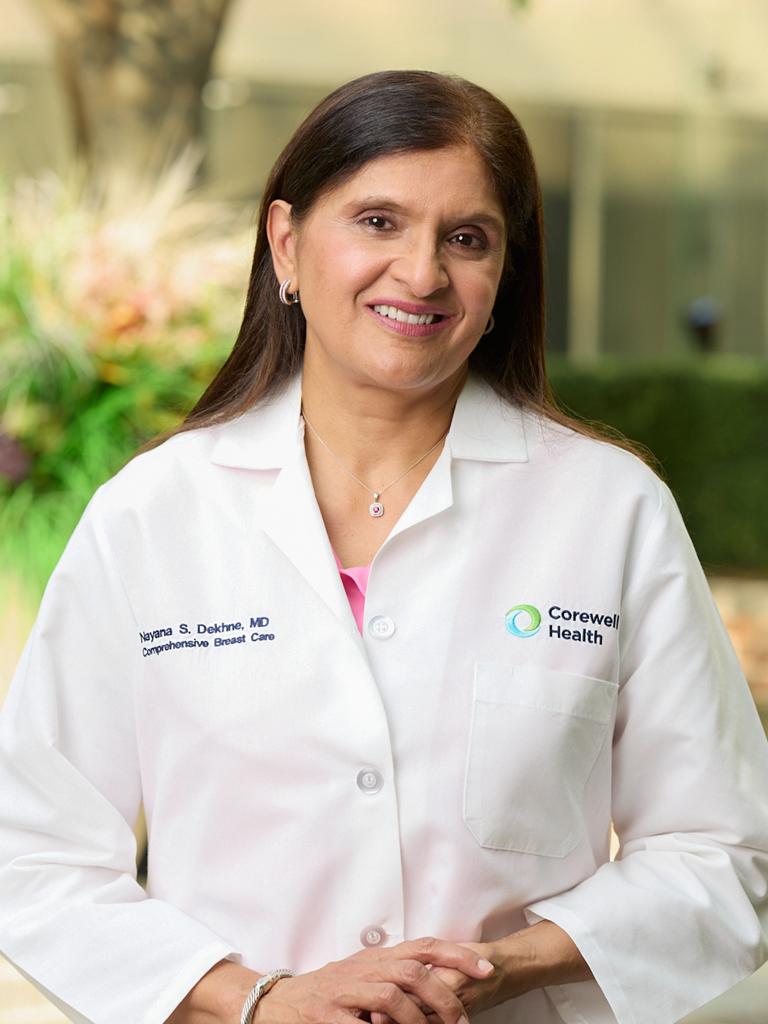 Dr. Nayana Dekhne copy should be: Section Chief, Breast Surgery — Corewell Health, Southeast Michigan