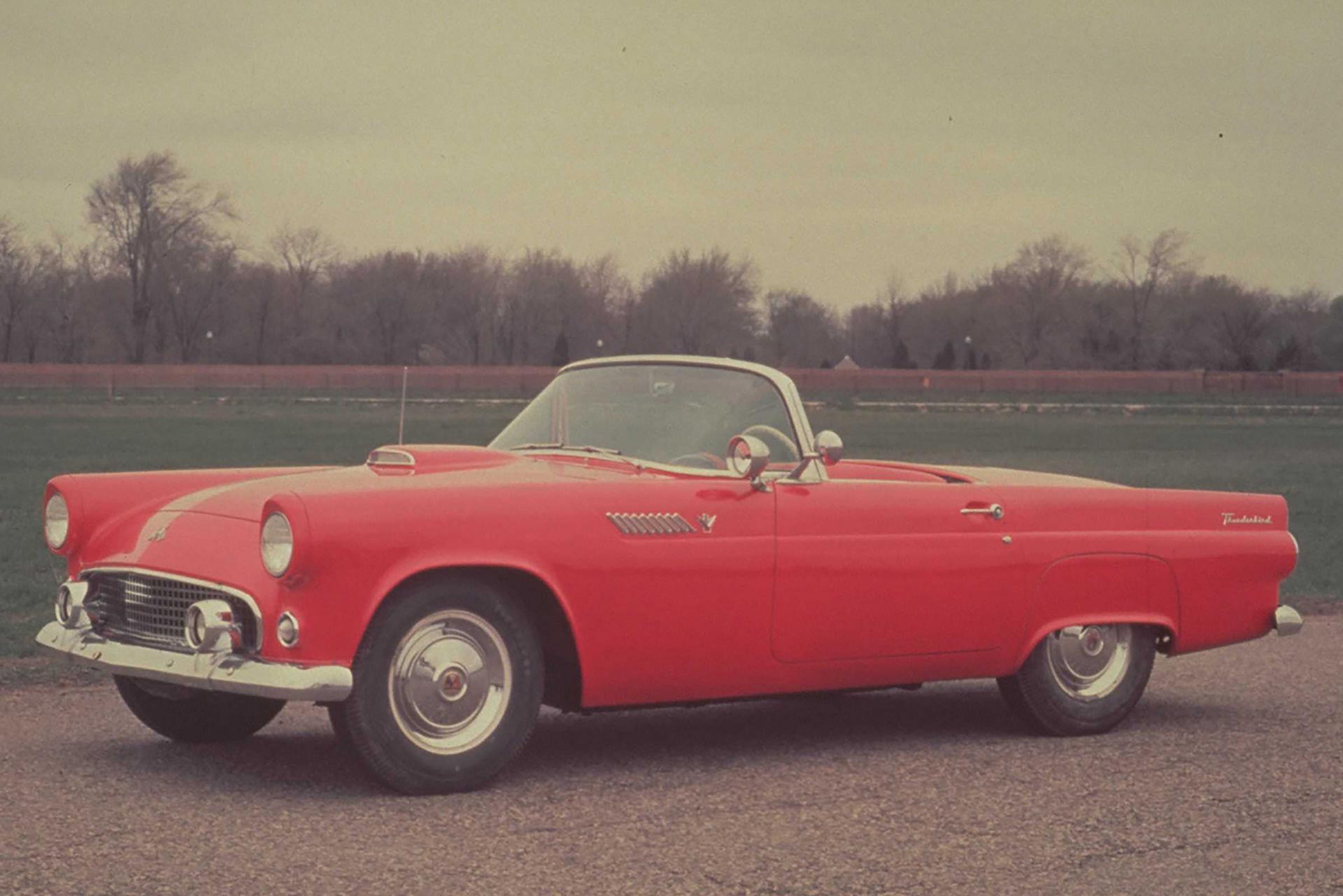 Ford Thunderbird car 1955 model