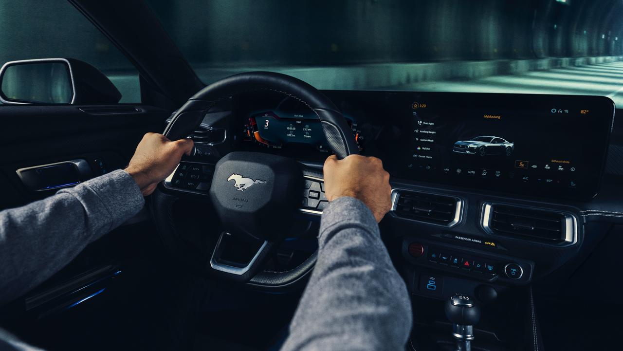 Interior de Ford Mustang