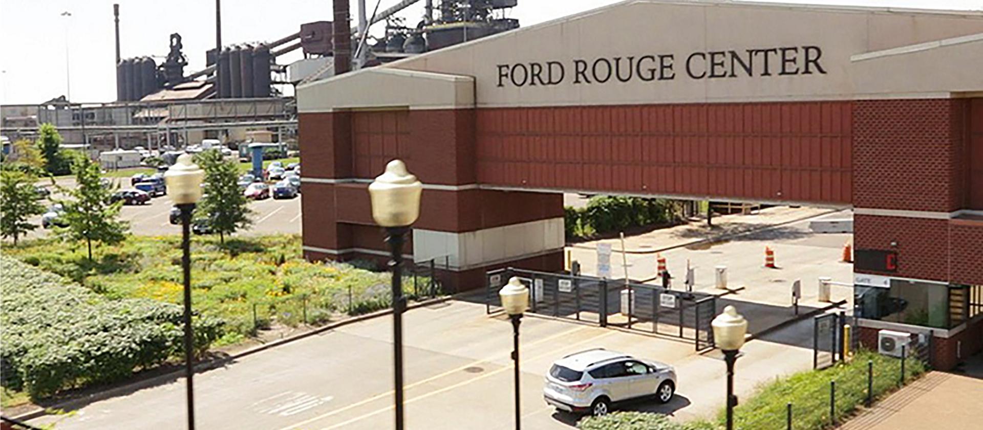 Ford buildings on the site of the Ford River Rouge Complex
