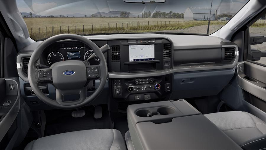 Close-up of a 2025 Ford Super Duty® F-350® install instrument cluster