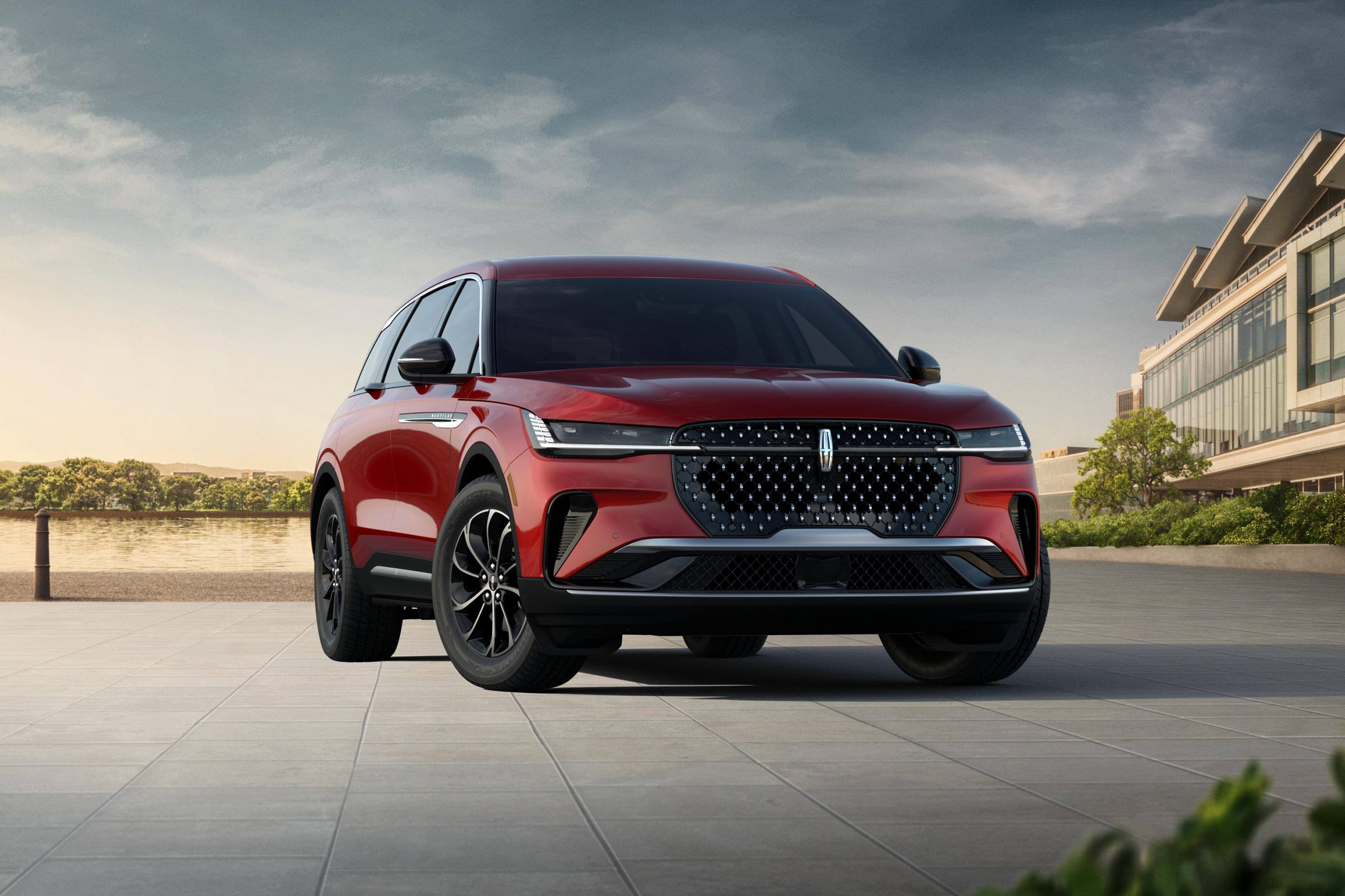 The exterior view of the headlamps of a 2026 Lincoln Nautilus® SUV