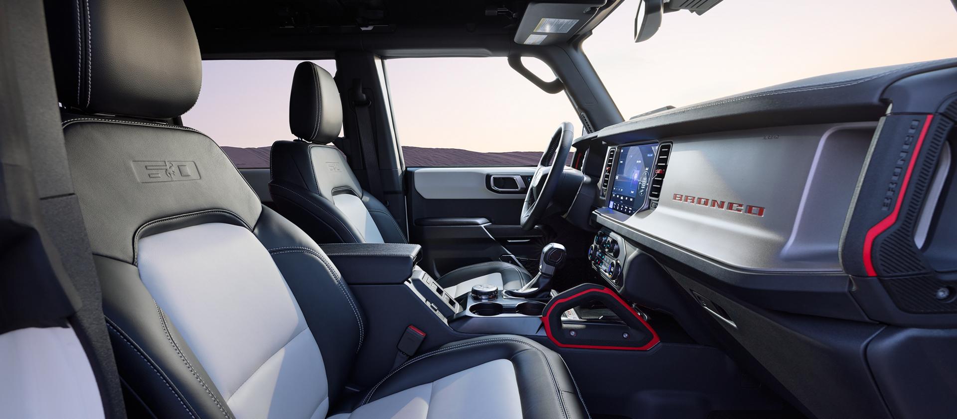 The interior of a 2026 Ford Bronco® Outer Banks 60th Anniversary Edition SUV
