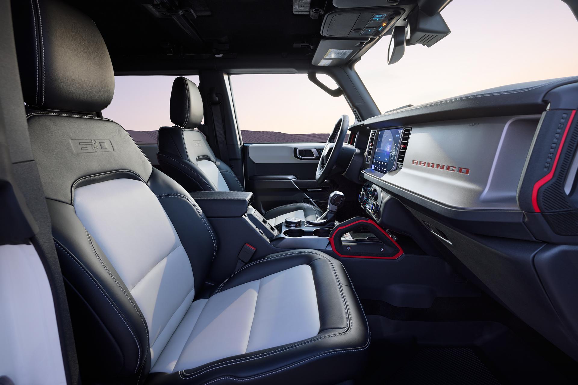 The interior of a 2026 Ford Bronco® Outer Banks 60th Anniversary Edition SUV