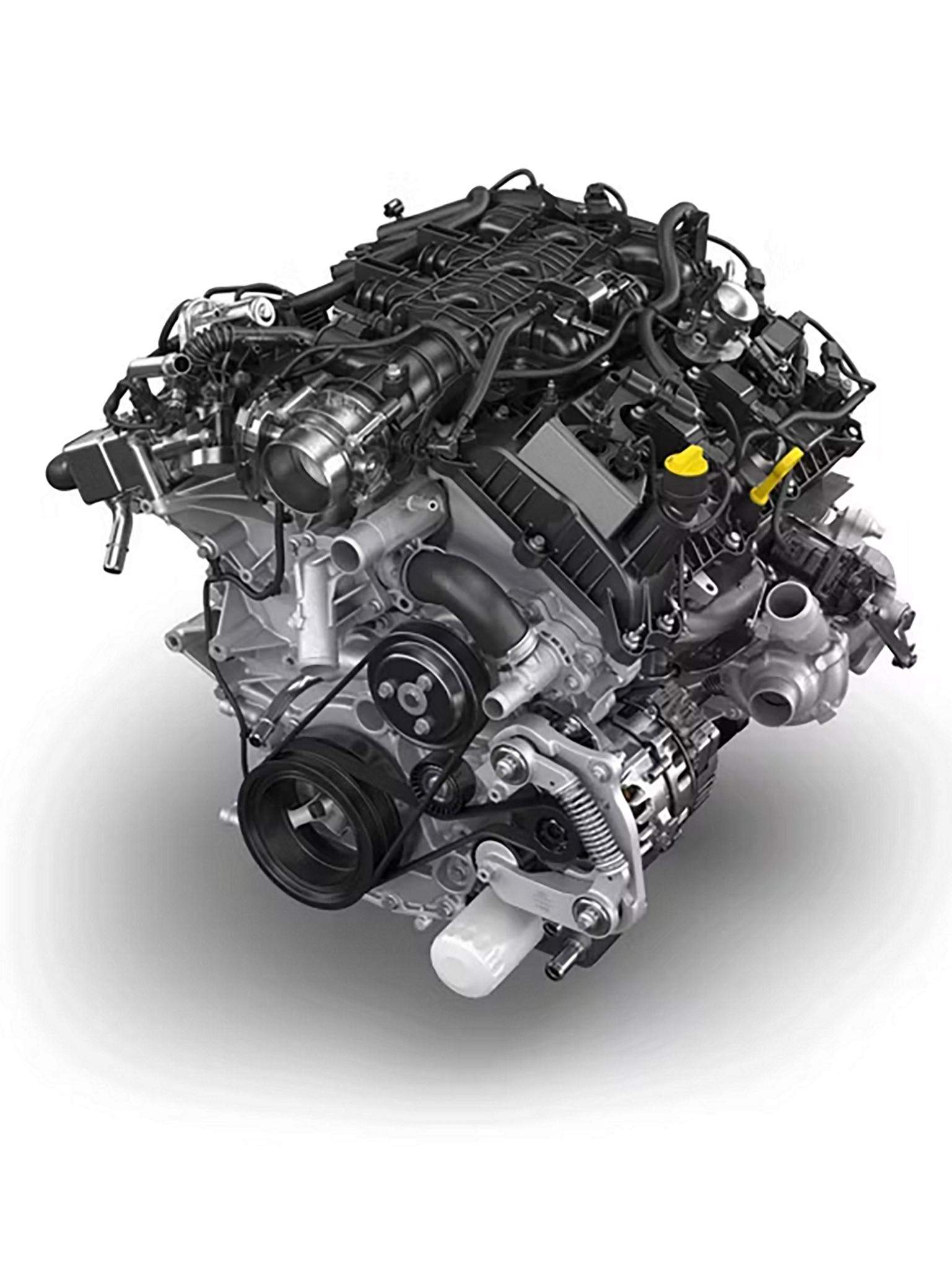 Motor 3.5L V6 Híbrido de 430 HP de la versión Lariat FHEV 4X4