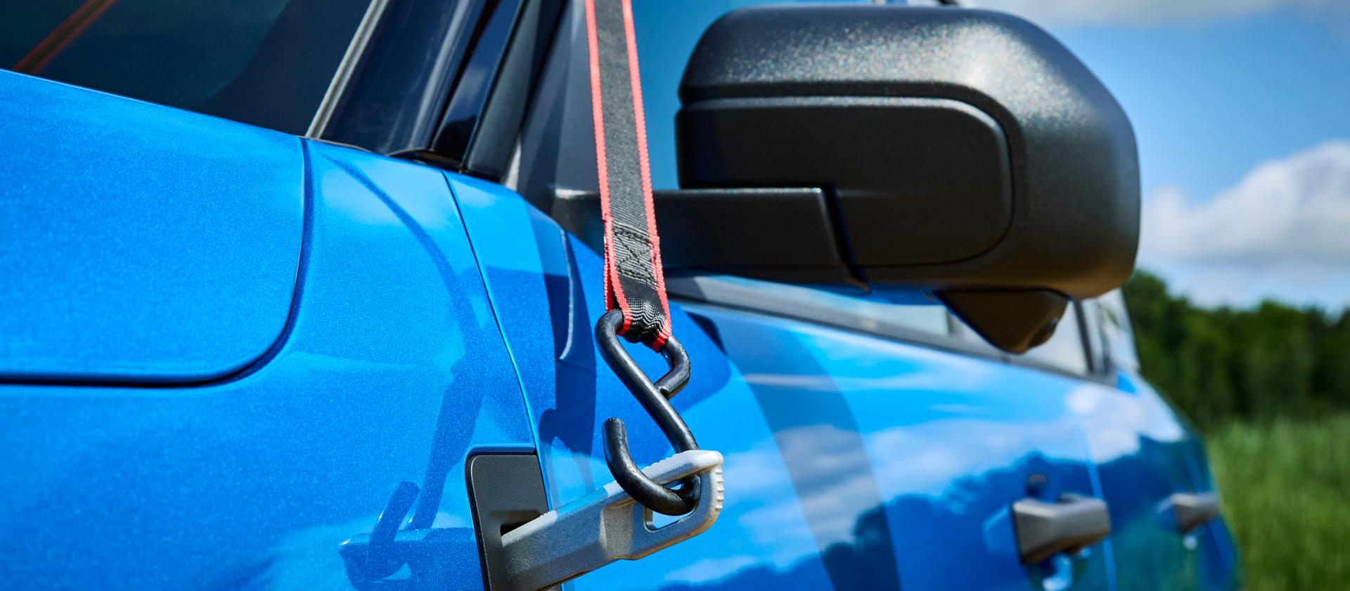 2026 Ford Bronco Sport® highlighting the fender tie downs in use