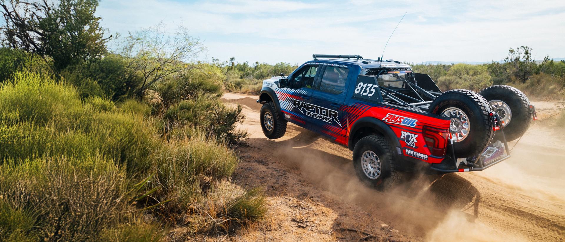 2025 Ford F-150® on a rocky and dusty terrain