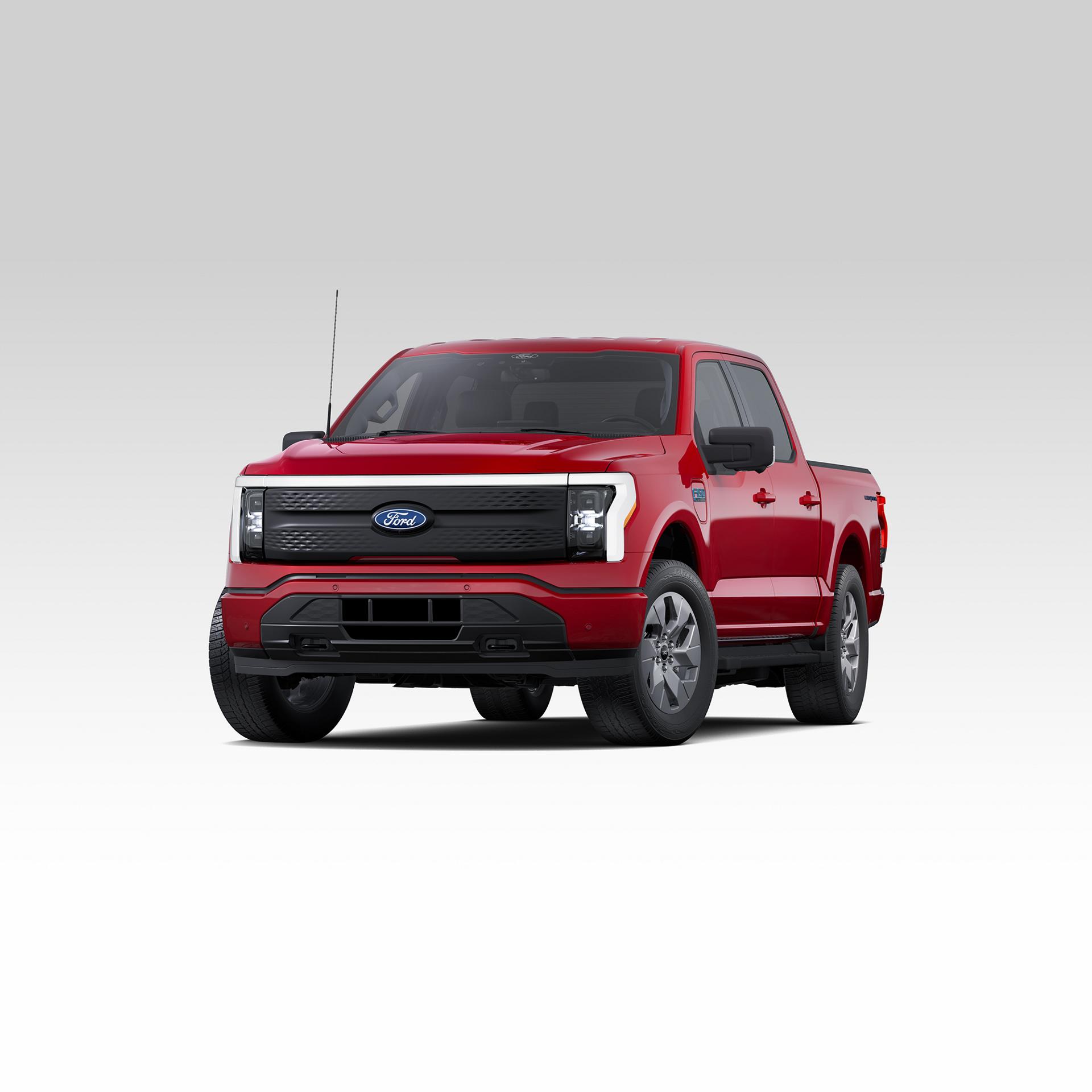 2026 Ford F-150® Lightning® in a red color