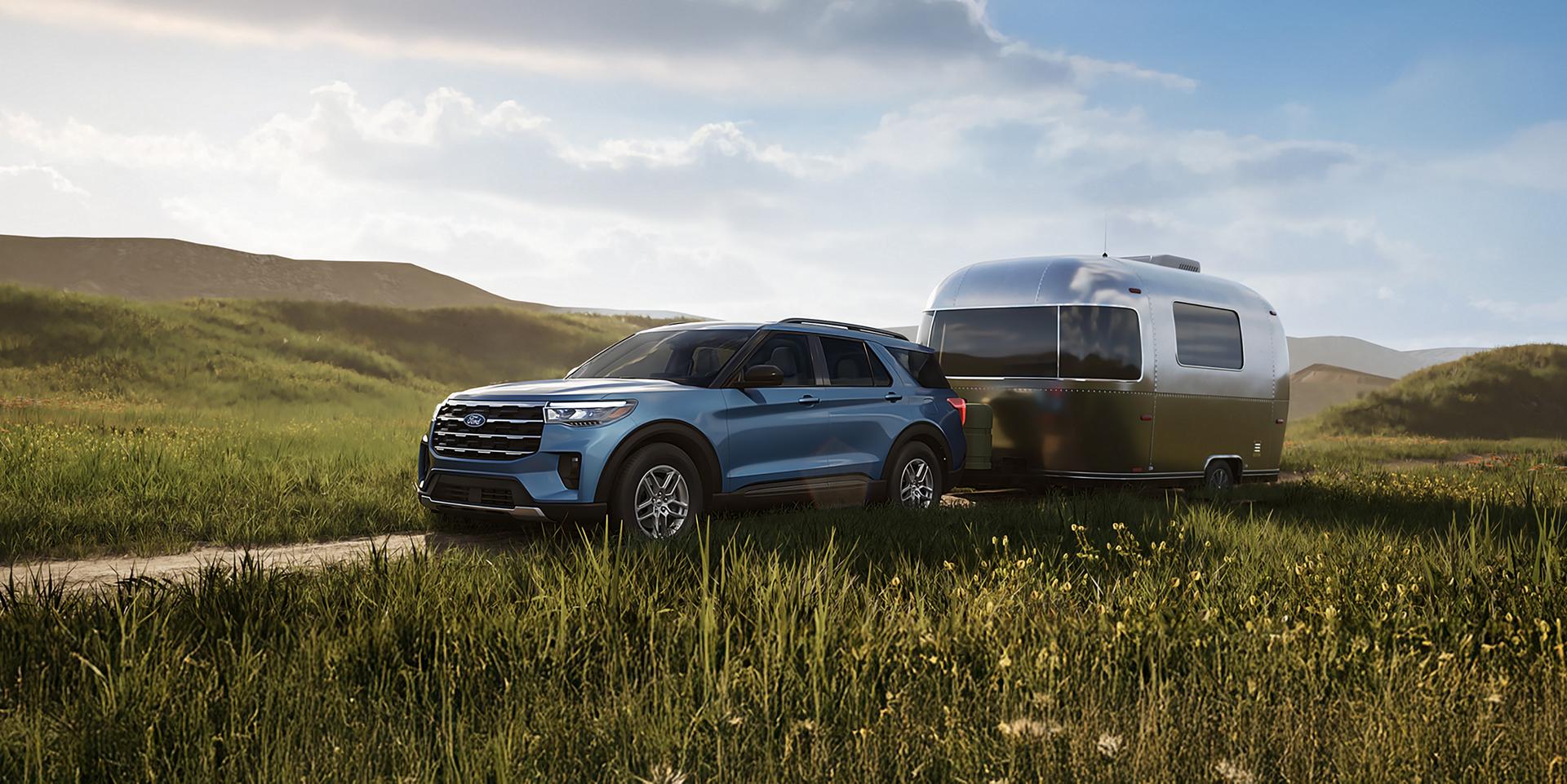 2027 ford explorer exterior view and towing capacity