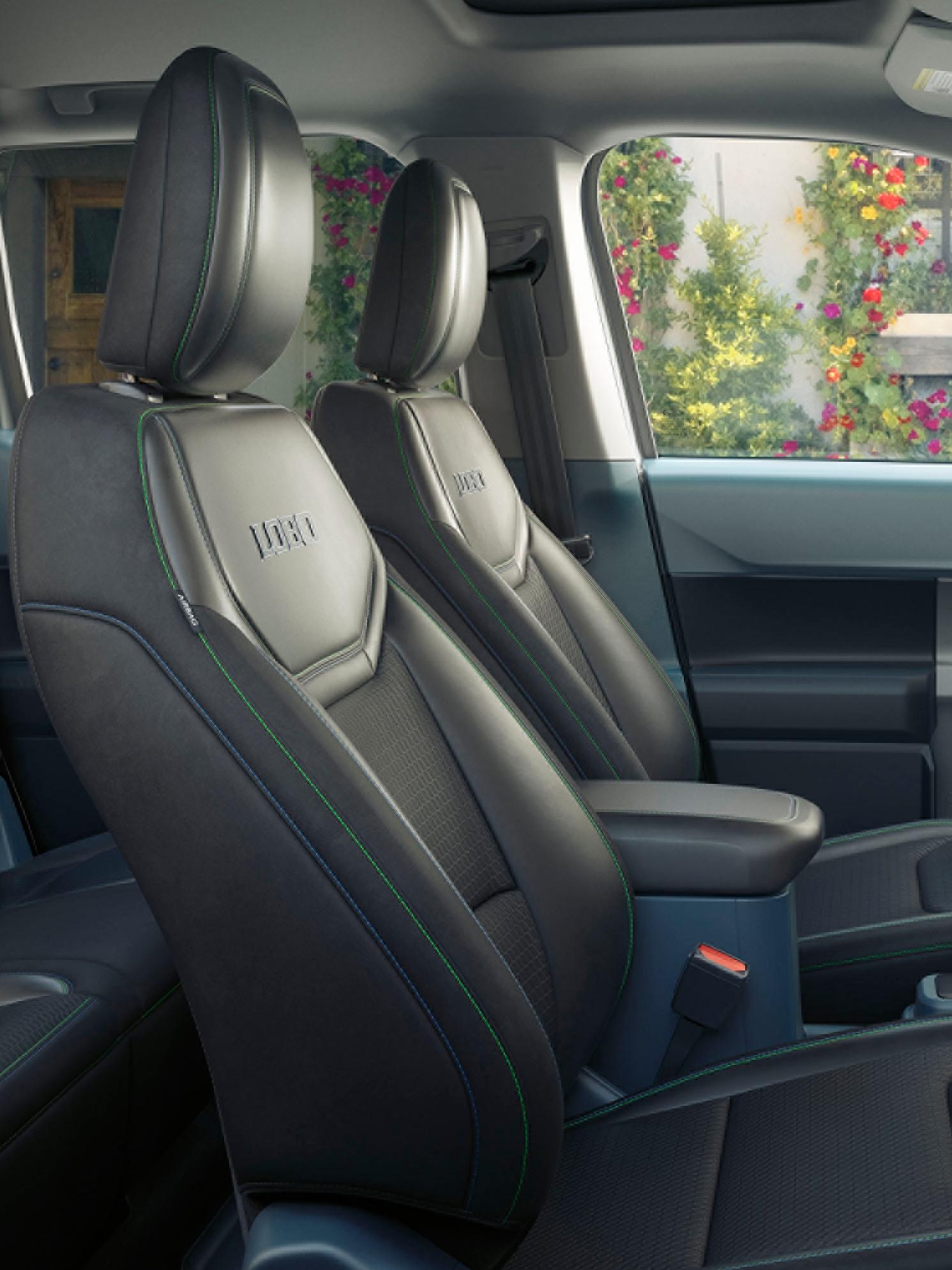 The interior of a 2026 Ford Maverick® Lobo™ pickup