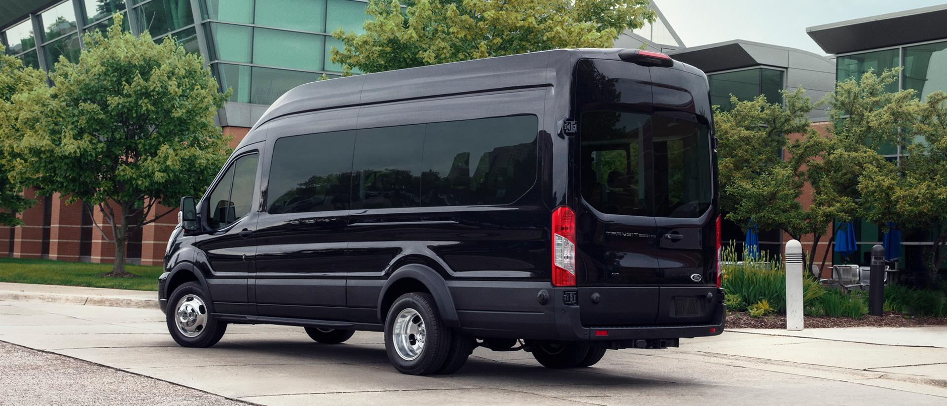 2026 Ford Transit® van parked in front of an office building