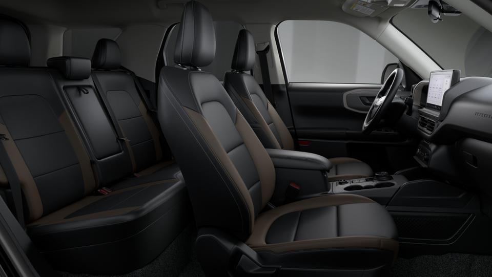 Interior cloth seats inside a 2026 Ford Bronco Sport® SUV