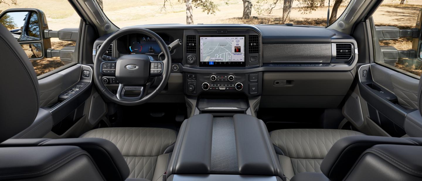 Interior of a 2025 Ford Super Duty® Limited