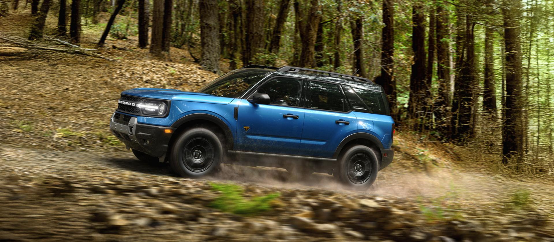 2026 Ford Bronco Sport® being driven through the woods